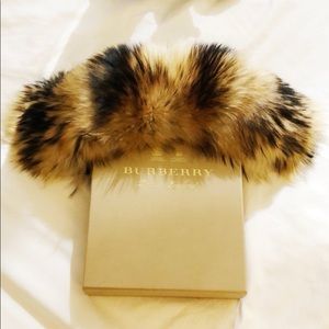 Burberry Fur Collar